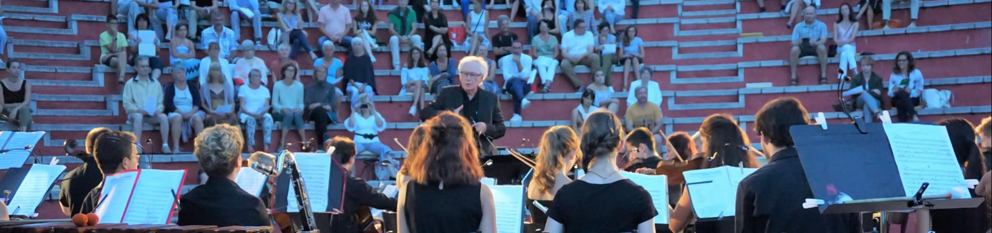 Abschlusskonzert des SEOS, Amphitheater Jean Cocteau des CMEF