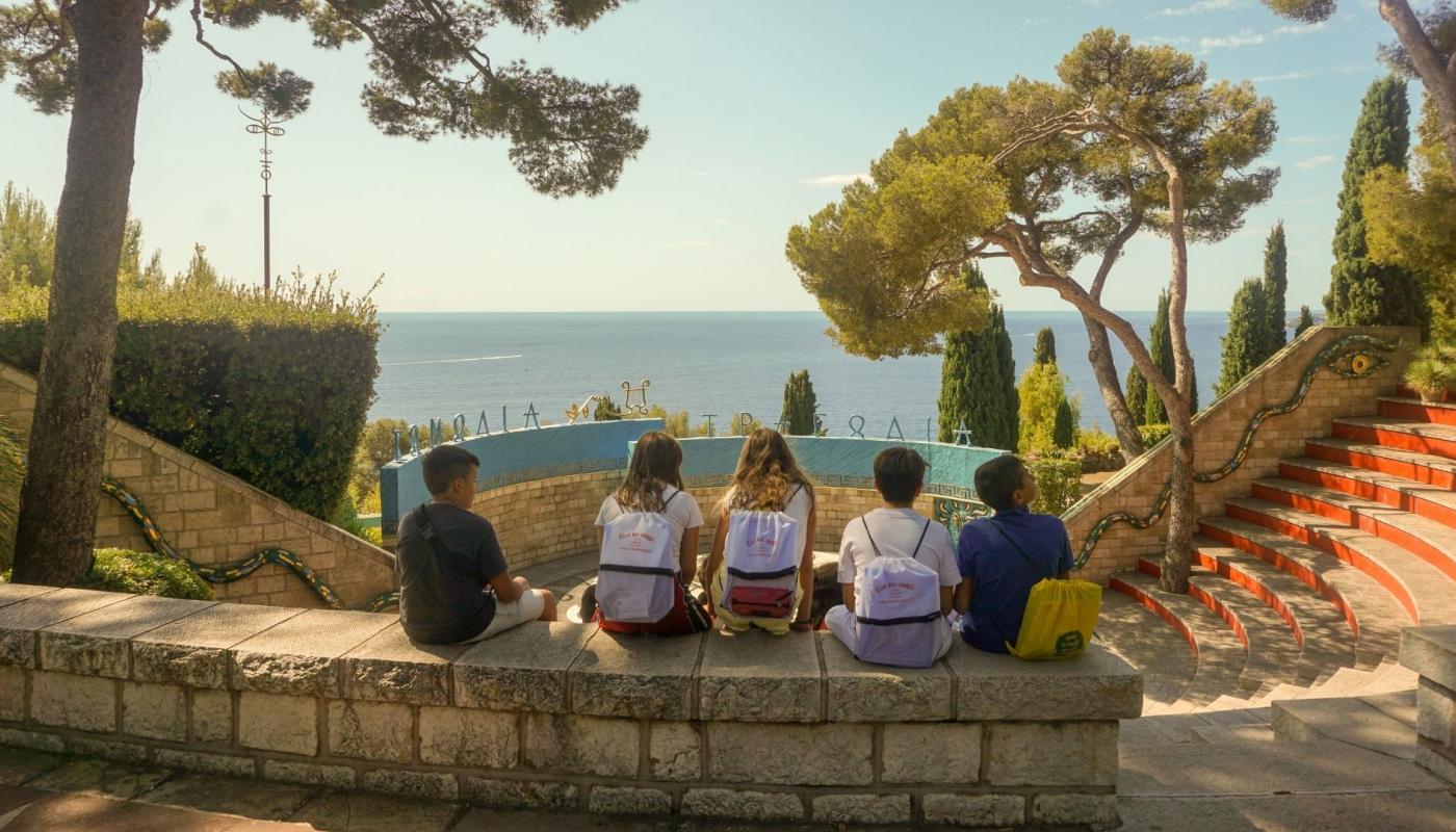 La Méditerranée depuis l'amphithéâtre Jean Cocteau au CMEF