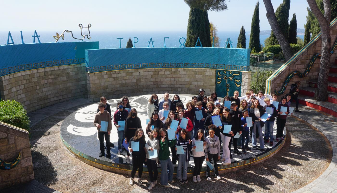 Groupe de Turin (Italie) en séjour linguistique et culturel au CMEF. Printemps 2022