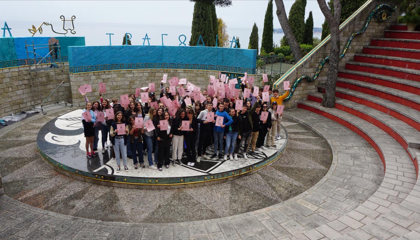 Groupe de Turin (Italie) en séjour linguistique et culturel au CMEF. Printemps 2022