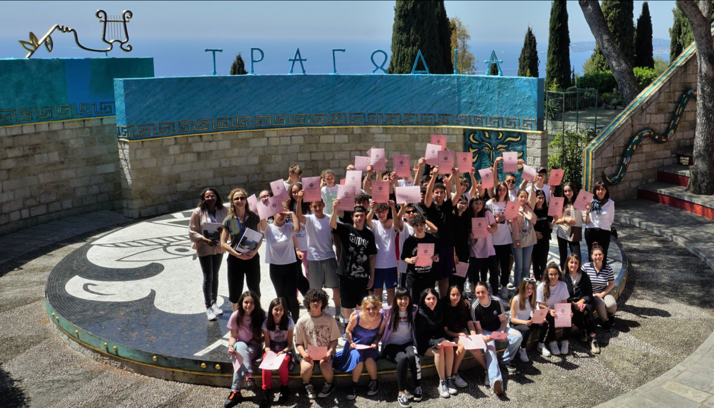 Groupe de Turin (Italie) en séjour linguistique et culturel au CMEF. Printemps 2022