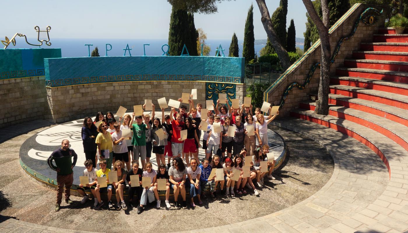 Groupe de Turin (Italie) en séjour linguistique et culturel au CMEF. Printemps 2022